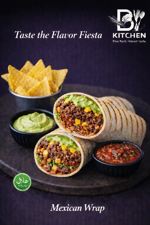 The Mexicana Wrap Menu