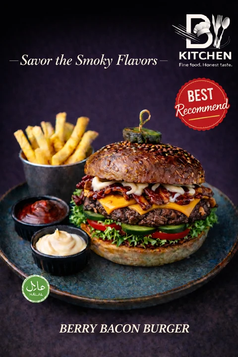 Berrys Bacon Burger Menu
