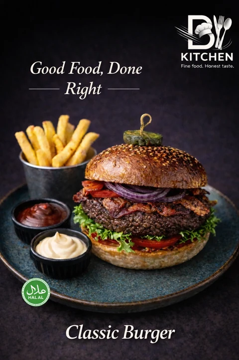 The Classic Burger Menu