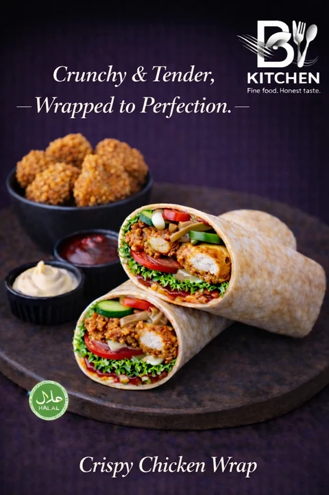 The Crispy Chicken Wrap Menu