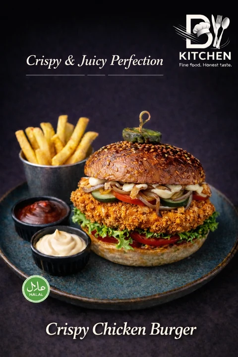 Crispy Chicken Burger Menü
