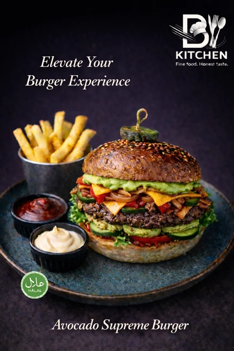 Avocado Supreme Burger Menü