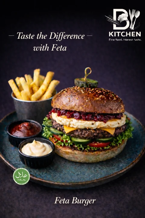 Feta Burger Menü