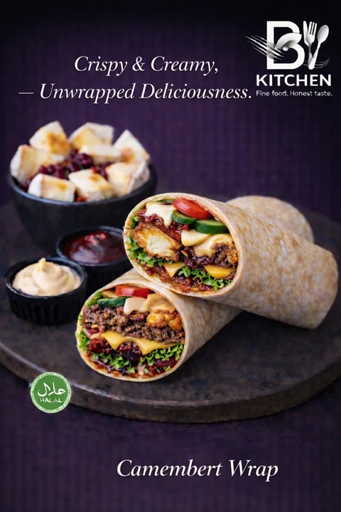 The Camembert Wrap Menu