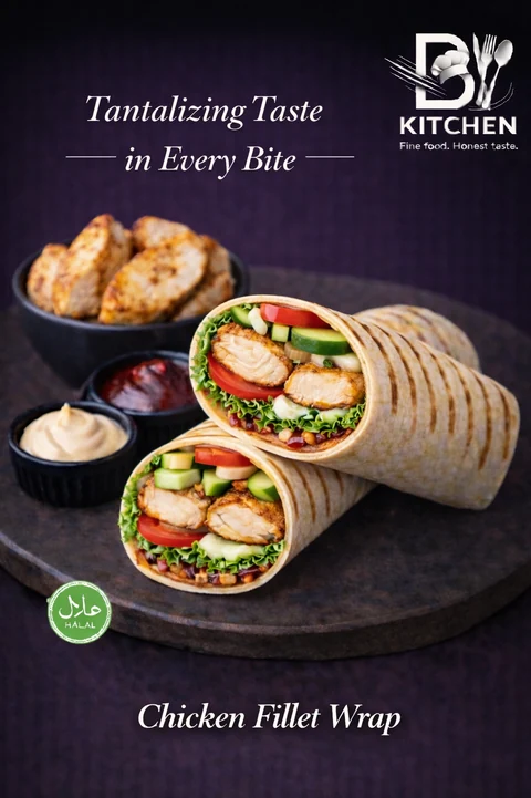 The Chickenfilet Wrap Menu
